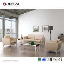 Petit canapé en cuir de divan de meubles de bureau d&#39;Orizeal (OZ-OSF009)